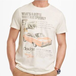 Goodfellow & Co. Dodge "White Hat Special" Graphic T-shirt Top Size Medium
